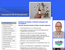 Tablet Screenshot of gutachter-schimmel.de